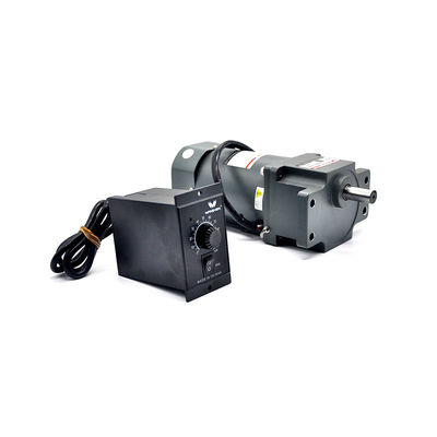 Jednofazowy motoreduktor Micro Motor AC 60 W z regulatorem prędkości i przekładnią kątową