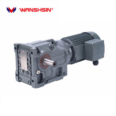Elektryczny silnik z przekładnią stożkową Wanshsin Grey K Series Helical AC 50Hz 60Hz