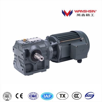 Elektryczny silnik z przekładnią stożkową Wanshsin Grey K Series Helical AC 50Hz 60Hz