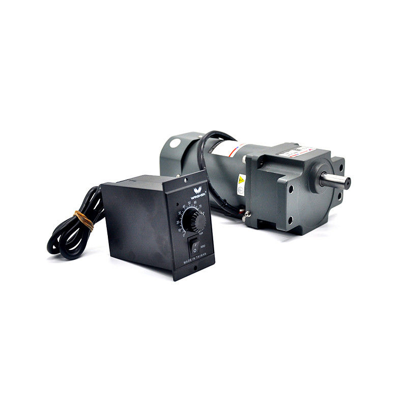 Jednofazowy motoreduktor Micro Motor AC 60 W z regulatorem prędkości i przekładnią kątową